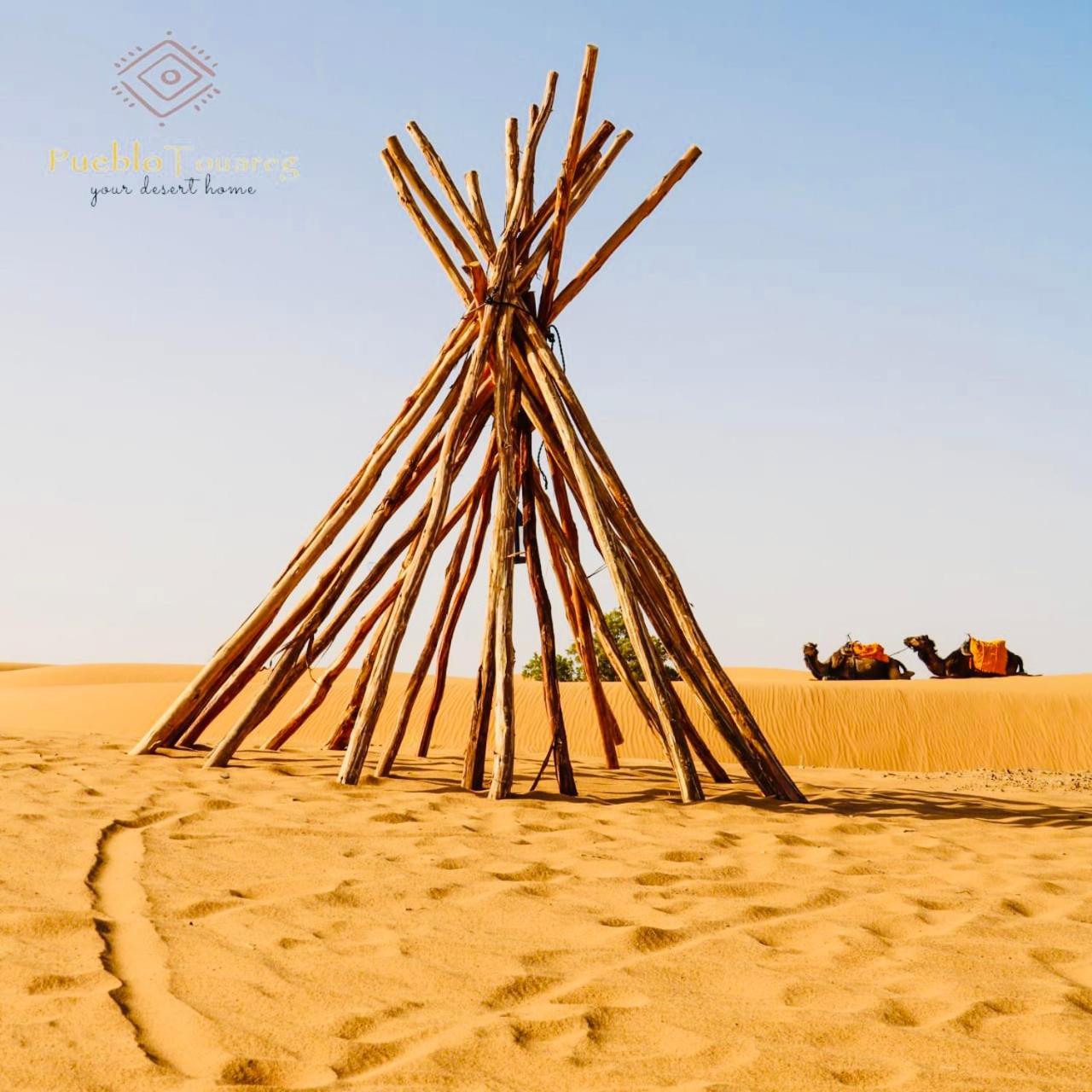 Pueblo Touareg - Private Tents メルズーガ エクステリア 写真